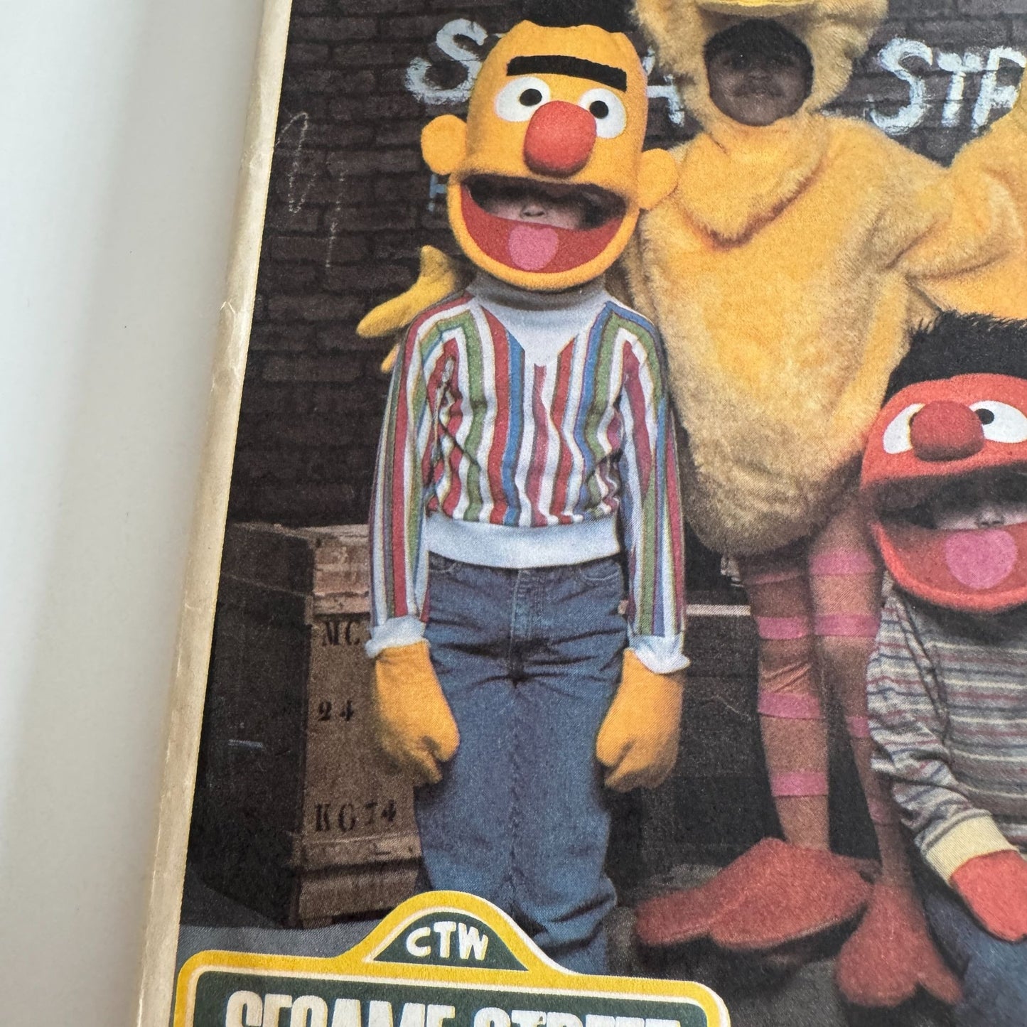 McCalls Sewing Pattern 8793 Sesame Street Costume Big Bird Bert Ernie S 4-6 UC