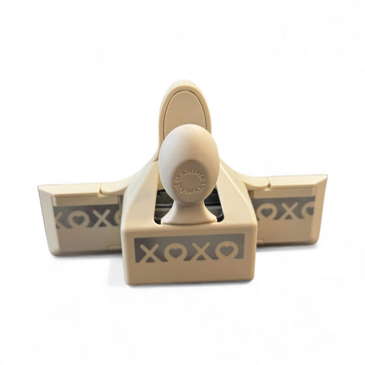 Martha Stewart Edge Punch XOXO Love Hugs Kiss Paper Craft Valentine Card Making