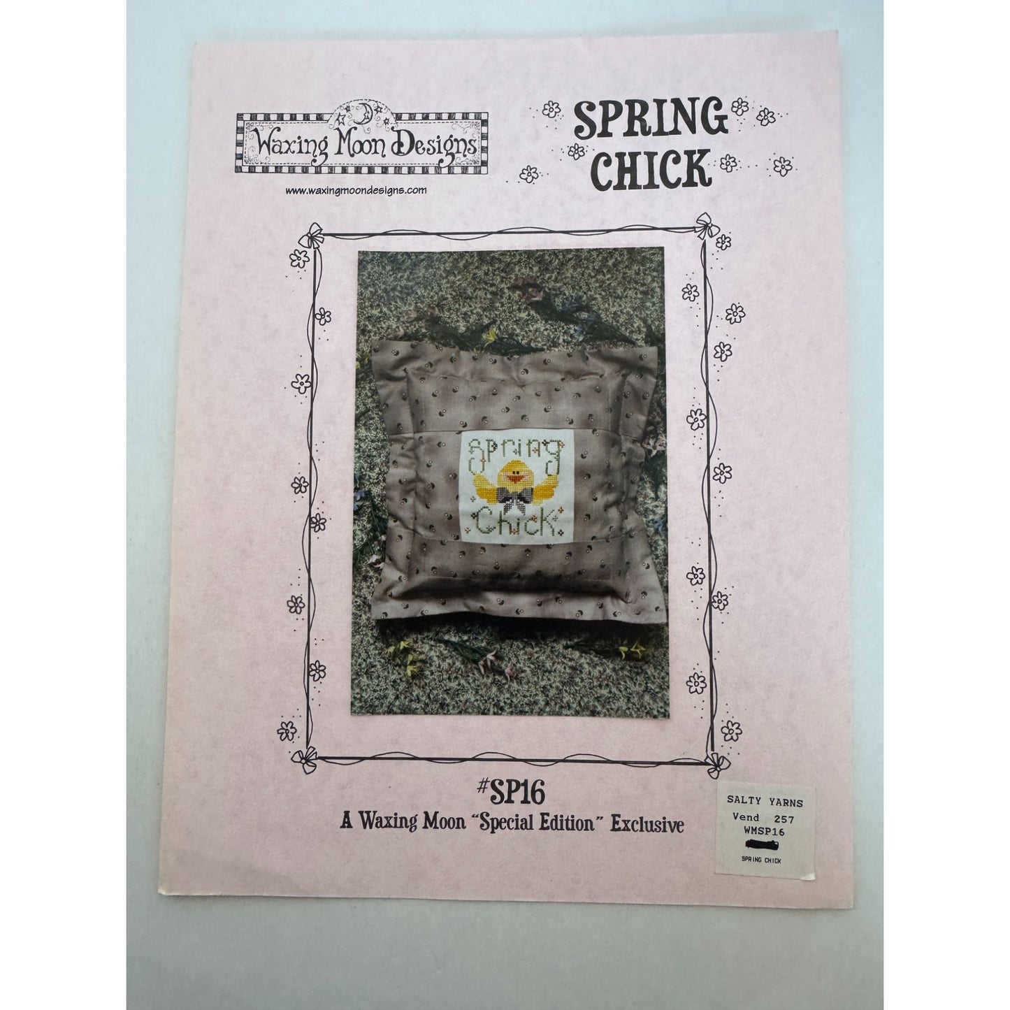 Waxing Moon Designs Cross Stitch Pattern Spring Chick Easter Special Edition