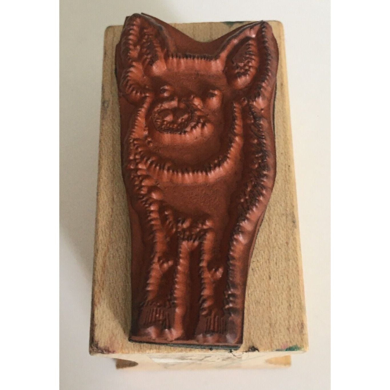 All Night Media Rubber Stamp Front Pig Animal Nature Country Farm Card Making