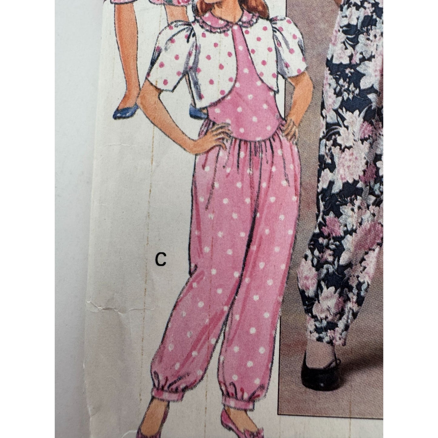 Butterick Sewing Pattern 5339 Girls Jacket Dress Jumpsuit 12-14 Easy 1990s Uncut
