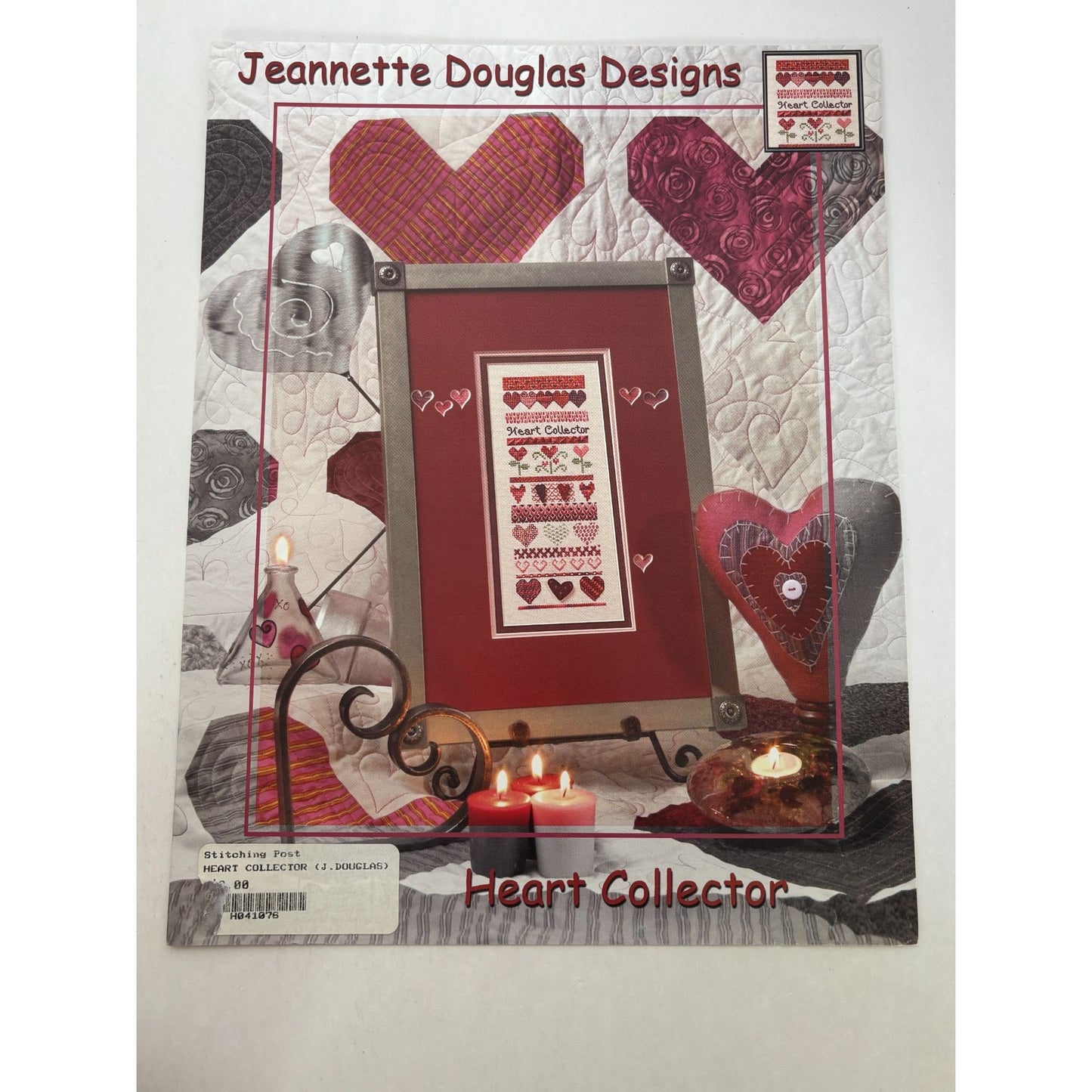 Jeannette Douglas Cross Stitch Pattern Heart Collector Hearts Garden Family Love