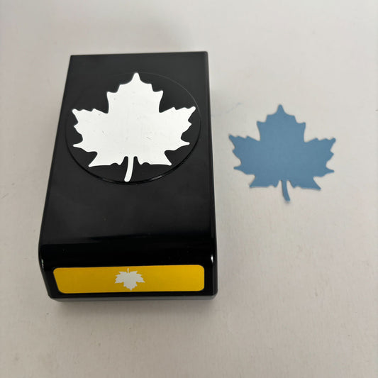 EK Success Paper Punch Maple Leaf Large Fall Thanksgiving Cardmaking Canada Craft Autumn Nature
