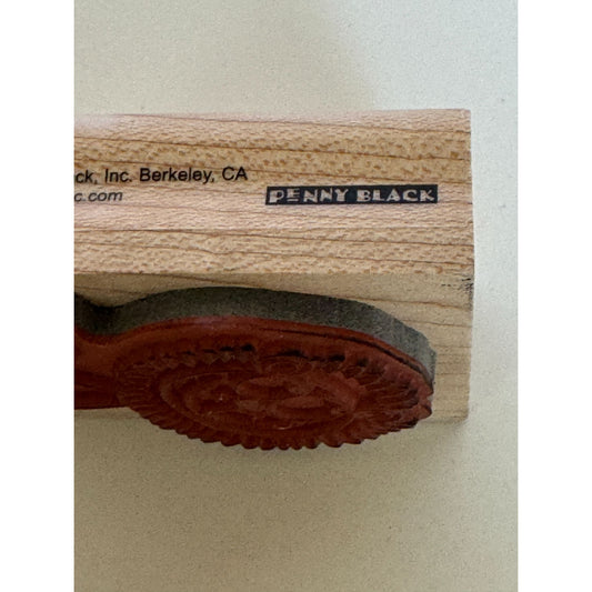 Penny Black Rubber Stamp Roar Lion Zoo Crew Circus Animal Thinking Pose 3838F