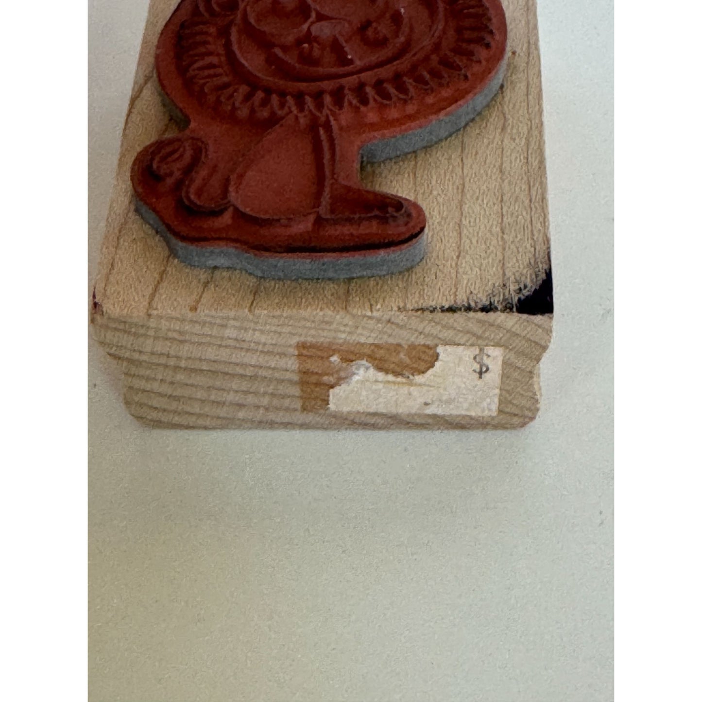 Penny Black Rubber Stamp Roar Lion Zoo Crew Circus Animal Thinking Pose 3838F