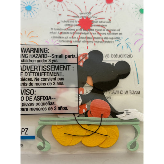 Fireworks Mickey Mouse Dimensional Stickers Disney World Vacation Couple Craft
