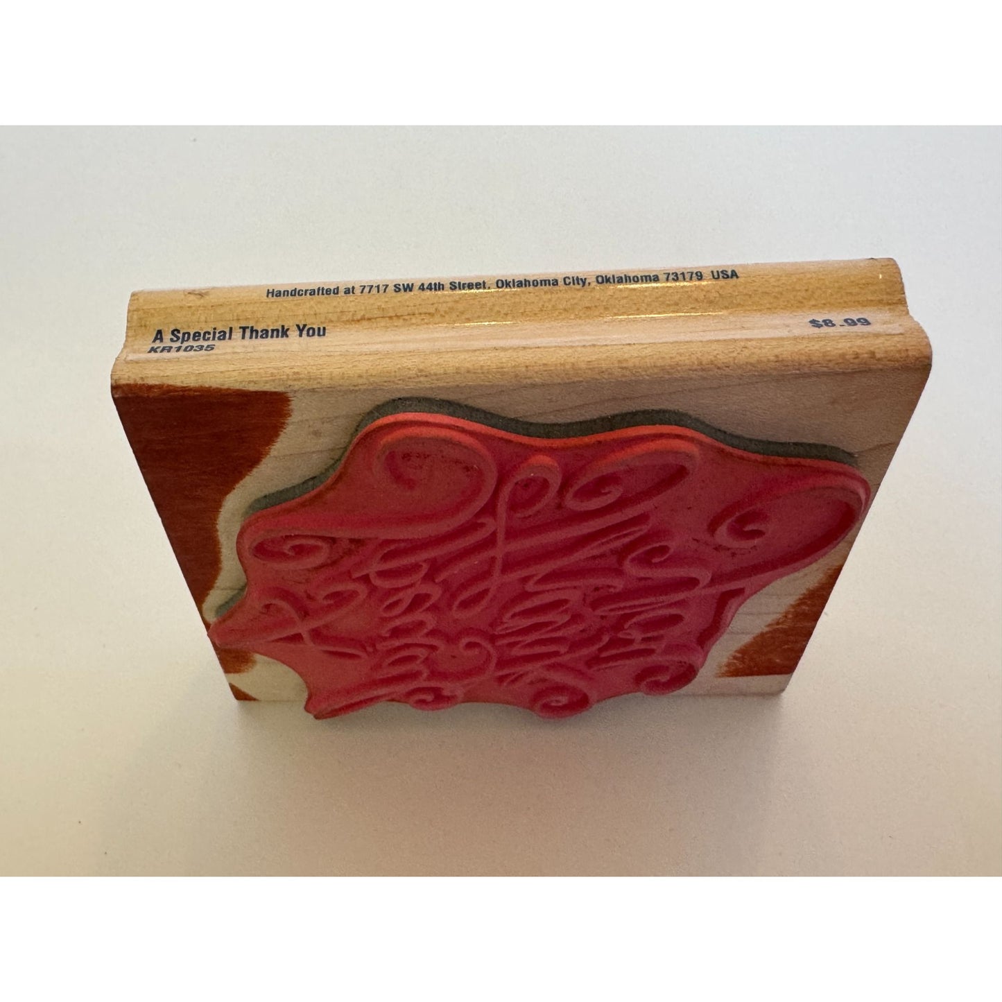 Stampabilities Rubber Stamp A Special Thank You Cardmaking Words Sentiment Big