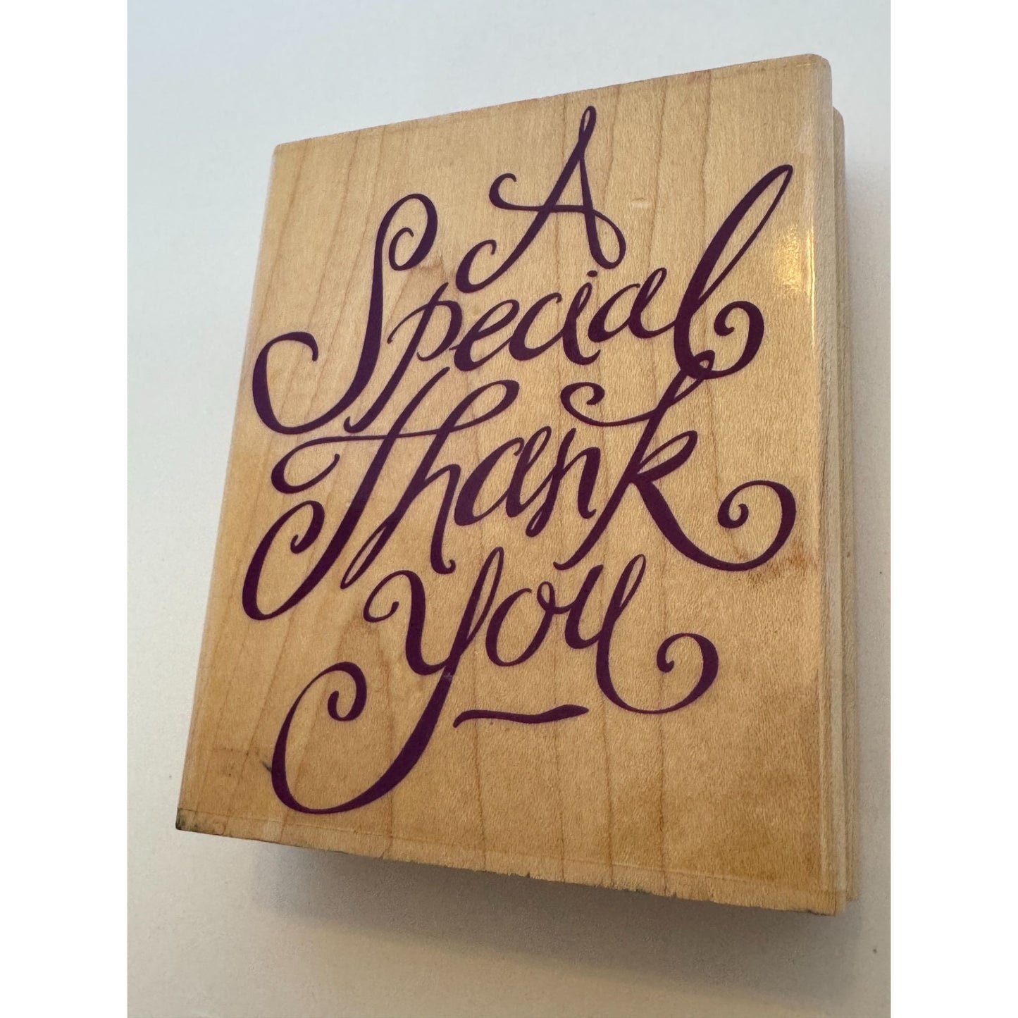 Stampabilities Rubber Stamp A Special Thank You Cardmaking Words Sentiment Big