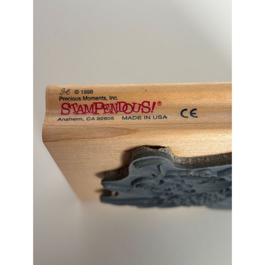 Stampendous Precious Moments Trumpet Angel Christmas Card Making Paper Craft