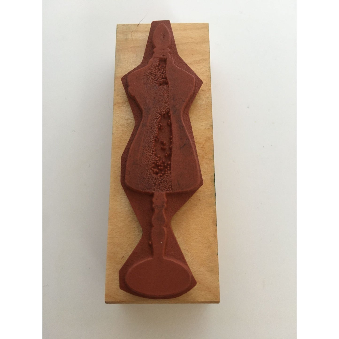 Scrap Inc Rubber Stamp Dress Form Seamstress Sewing Theme Fashion Card Making