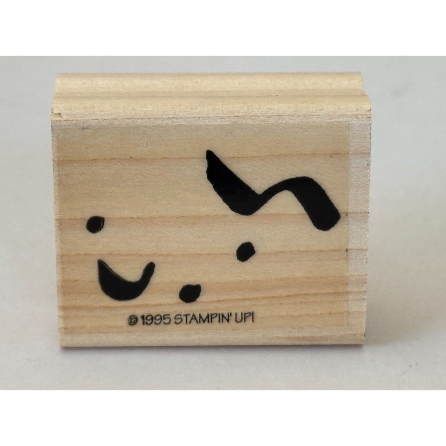 Stampin Up Rubber Stamp Confetti Party Celebration Card Making Background Wooden