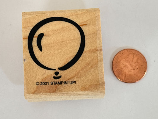 Stampin Up Rubber Stamp Birthday Balloon Invitation Card Making Symbol Crafting