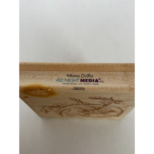 Anna Griffin Rubber Stamp Victorian Vine Flourish Botanical Motif Decorative