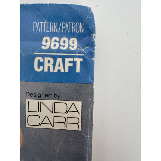 Vogue Sewing Pattern 9699 Doll Clothes Clothing Pioneer Early Americana Craft UC