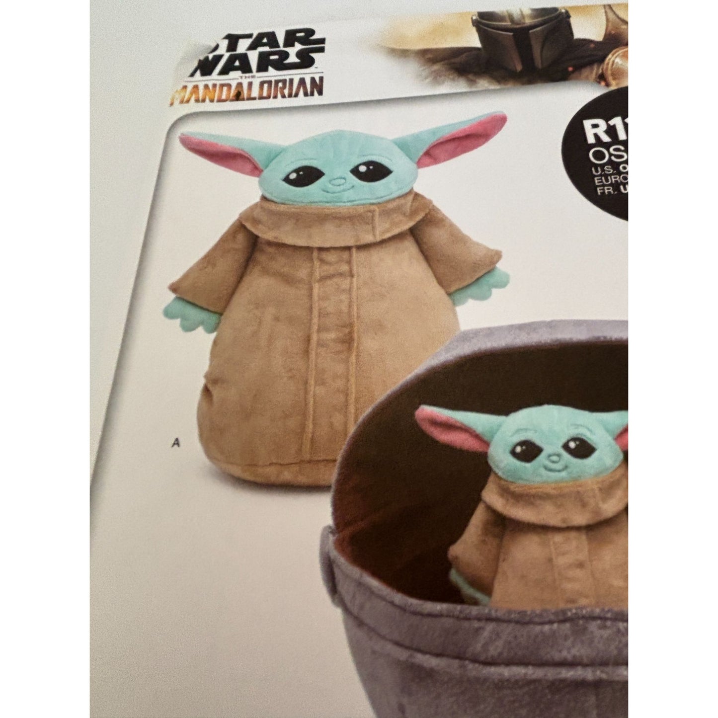 Simplicity Sewing Pattern R11277 Star Wars Plush Grogu Baby Yoda Space Pram UC