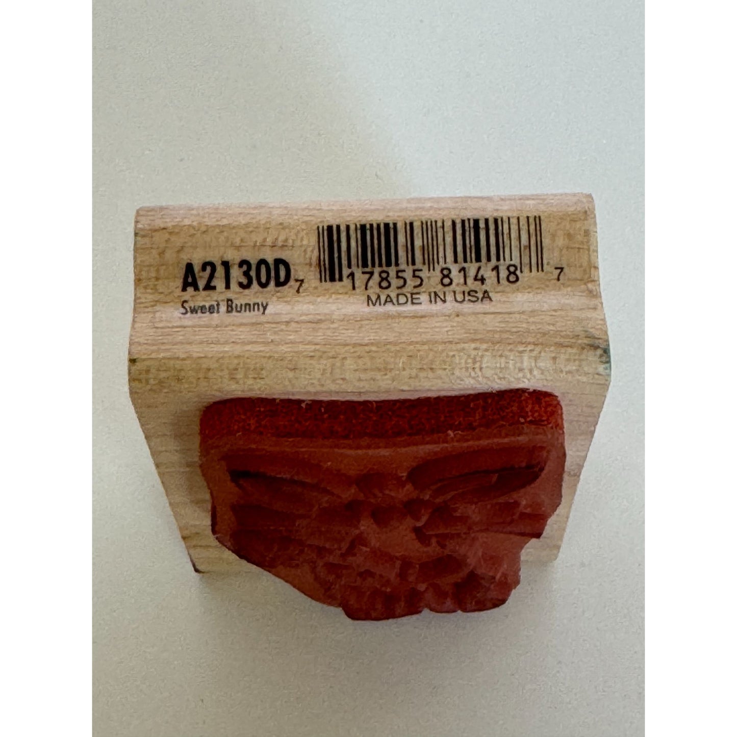 Rubber Stampede Delta Rubber Stamp Sweet Bunny Rabbit Easter Spring Animal Craft