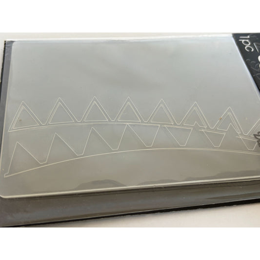 Darice Embossing Folder Bunting Flags Banner Pennant Craft Celebration Party