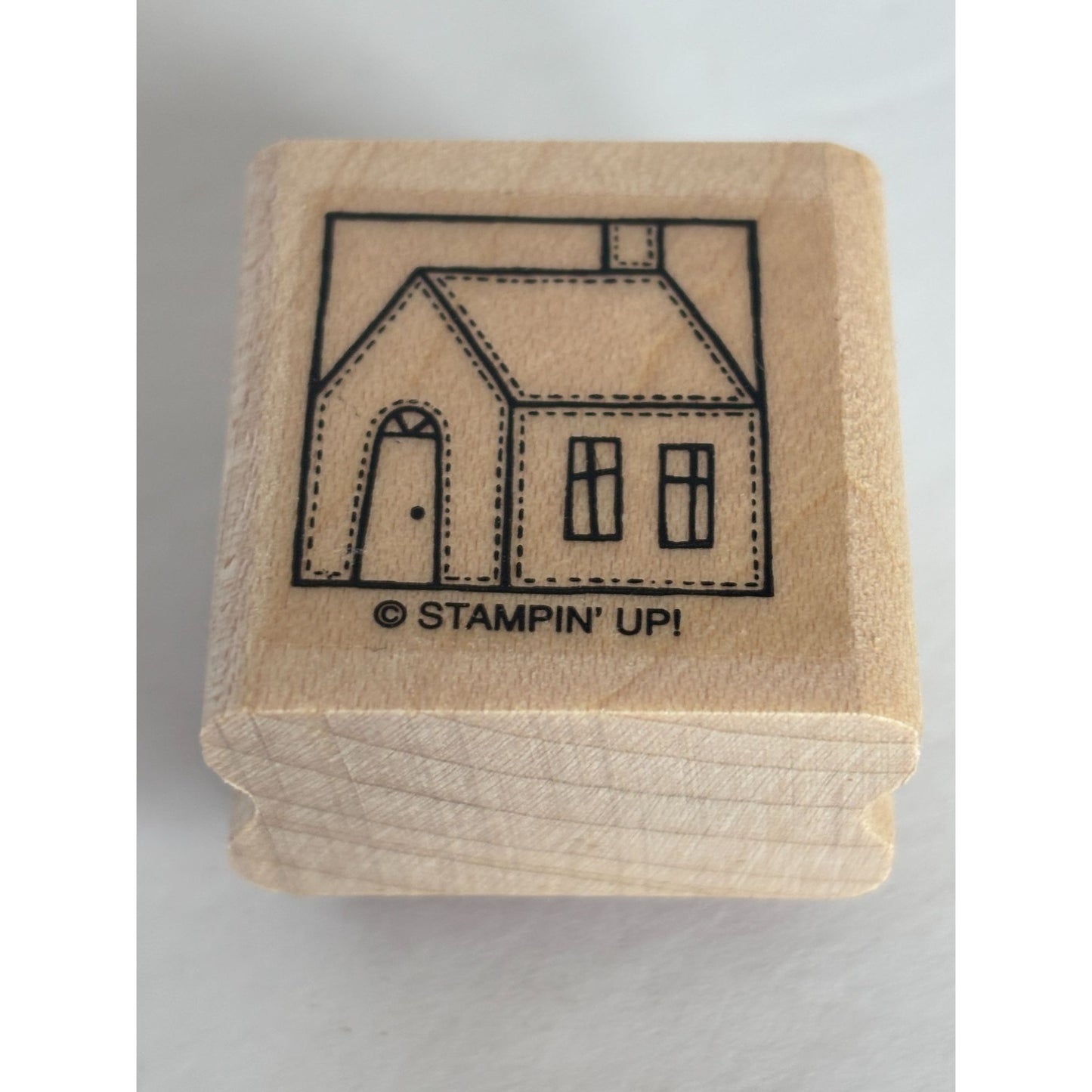 Stampin Up Rubber Stamp Set Quilt Quips Quilting Blocks Sewing Words Pun Funny