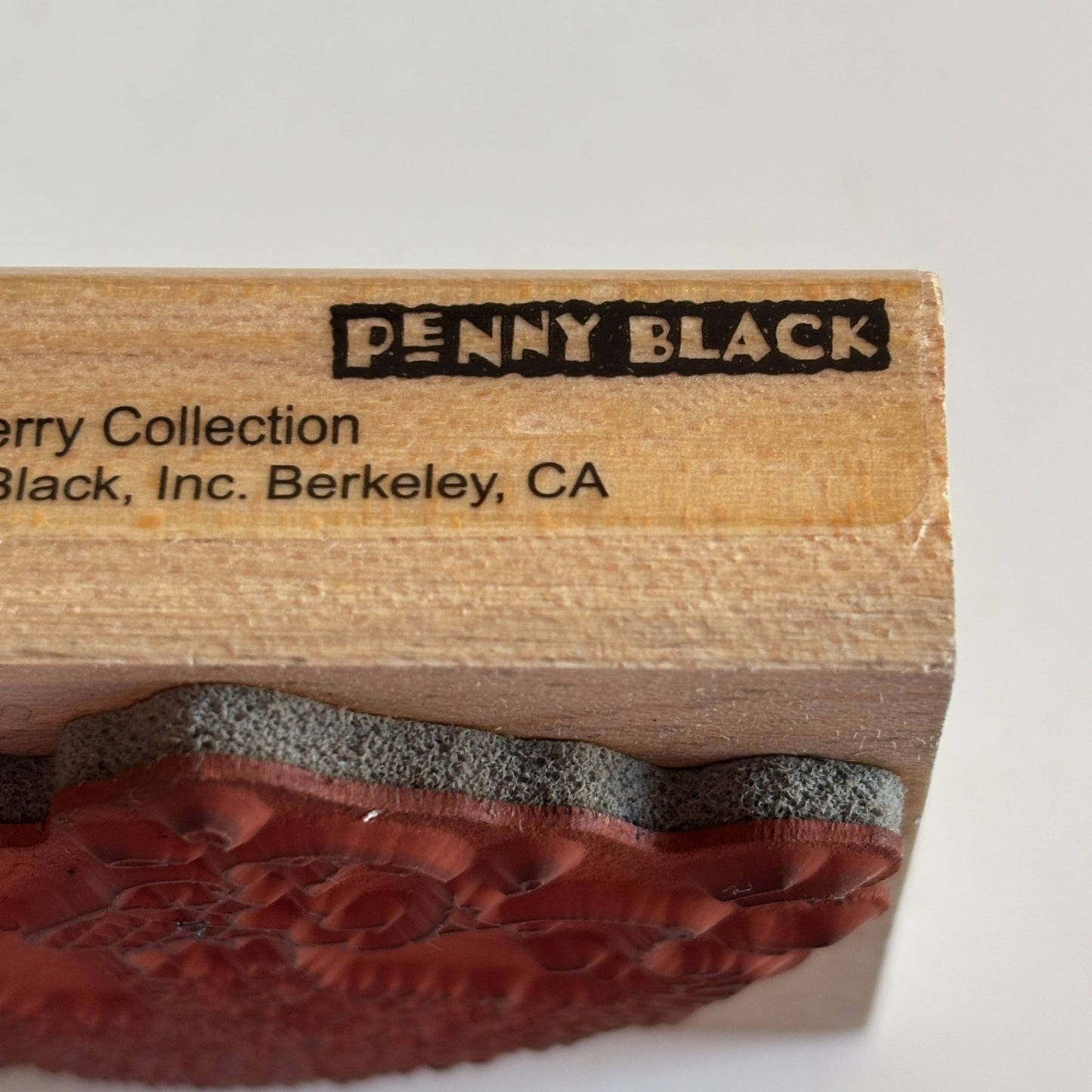Penny Black Rubber Stamp Hedgy Flavor Hedgehog Ice Cream Cone Food Animal 2354F