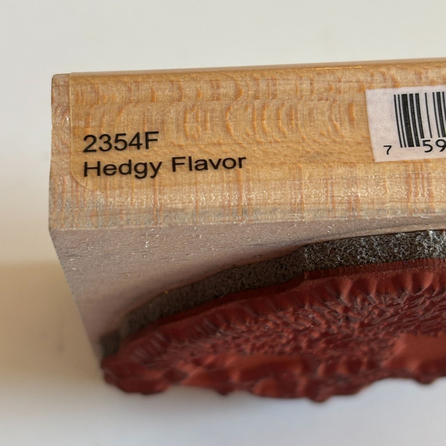 Penny Black Rubber Stamp Hedgy Flavor Hedgehog Ice Cream Cone Food Animal 2354F