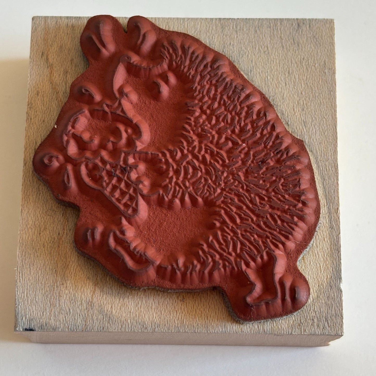 Penny Black Rubber Stamp Hedgy Flavor Hedgehog Ice Cream Cone Food Animal 2354F