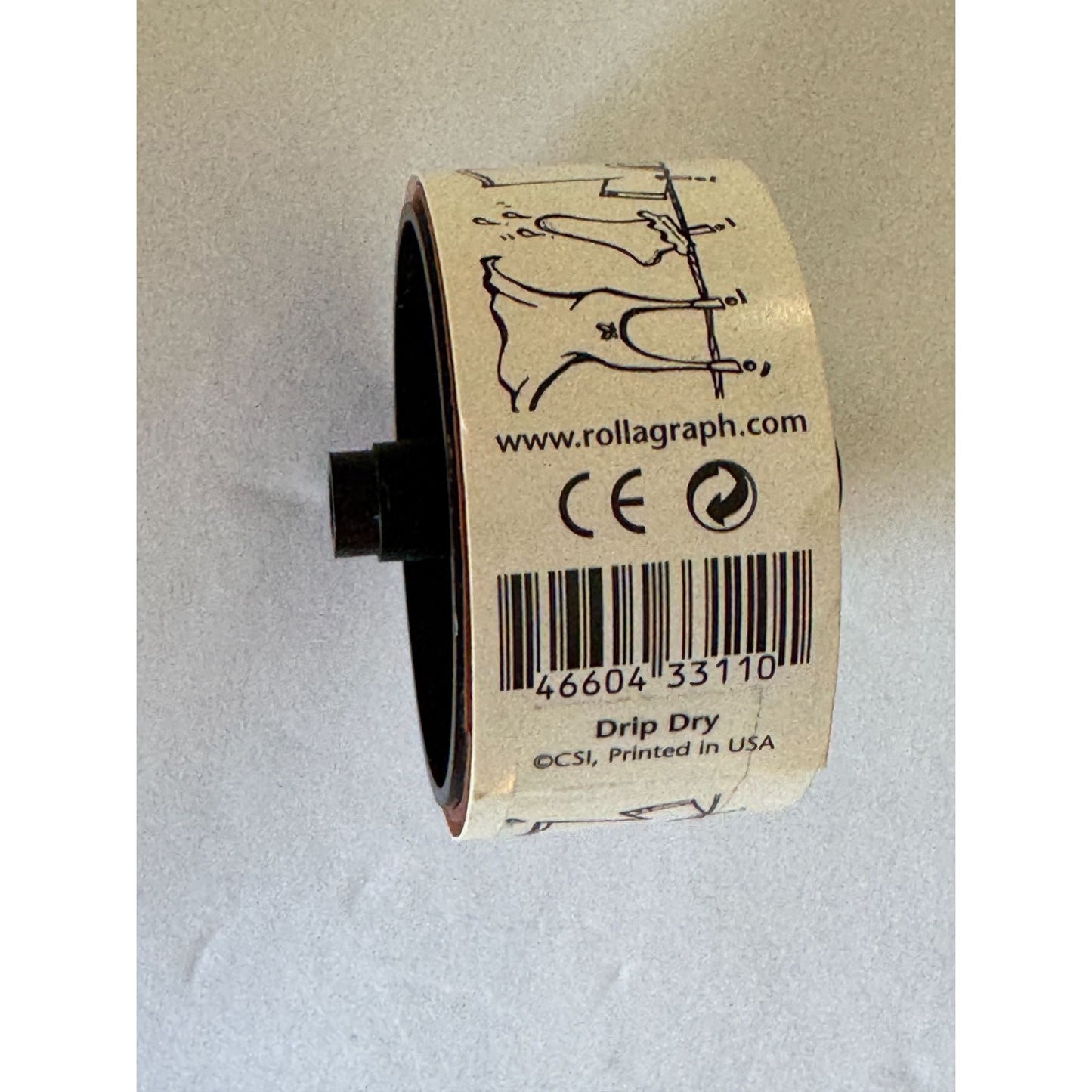 Stampin Around Rubber Stamp Drip Dry Rollagraph Roller Laundry Line Border Birds