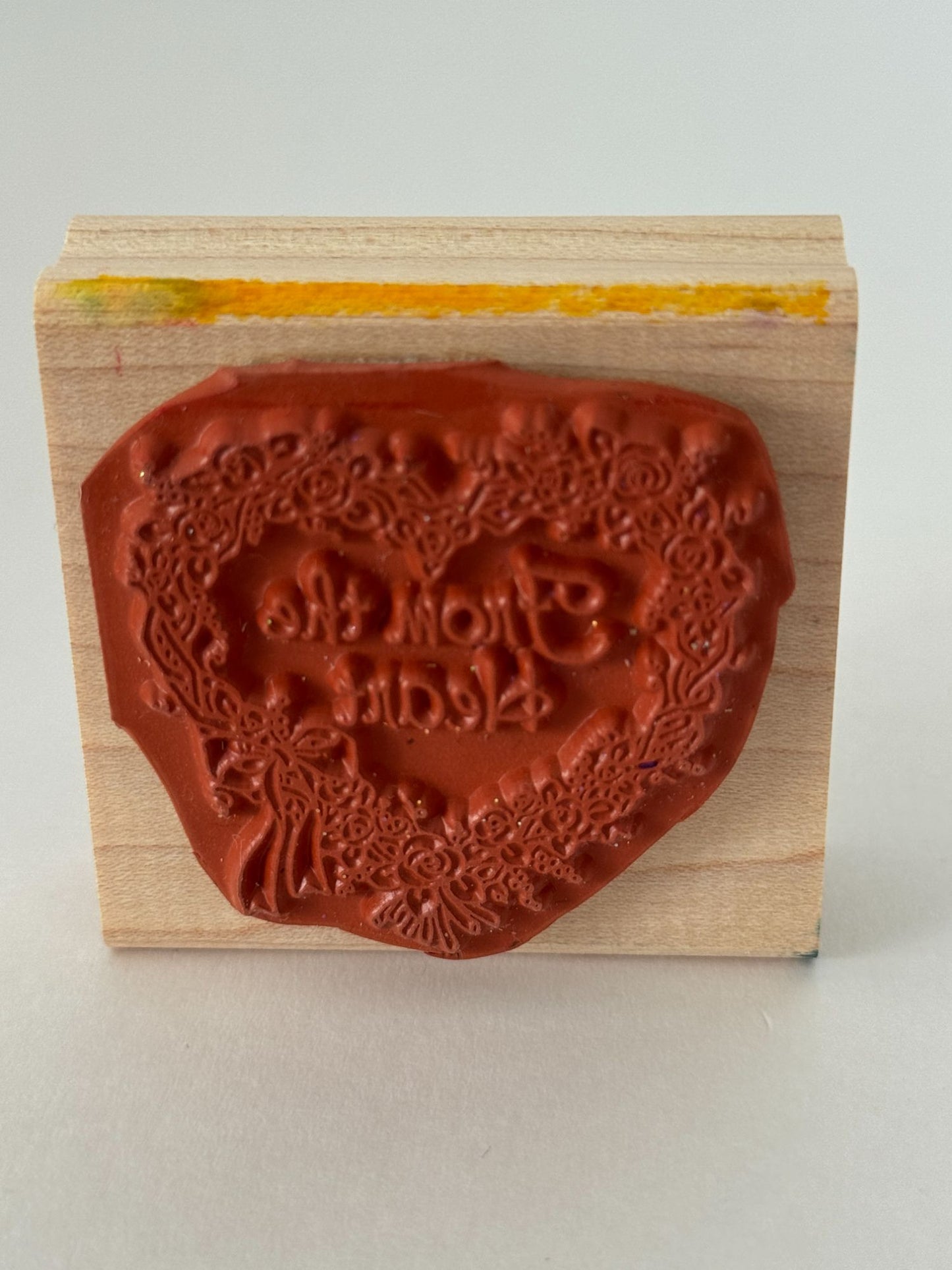 Stampin Up Rubber Stamp From the Heart Floral Roses Mothers Day Valentines Card
