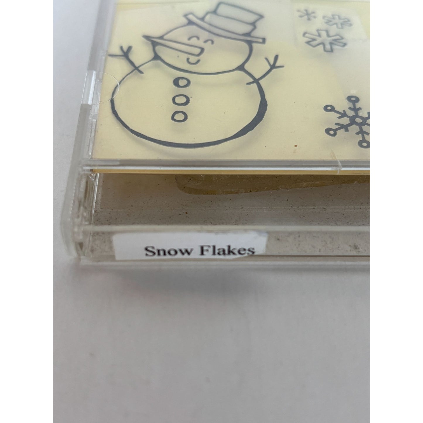 Walking in a Winter Wonderland Clear Acrylic Stamps Snowman Snowflakes Christmas