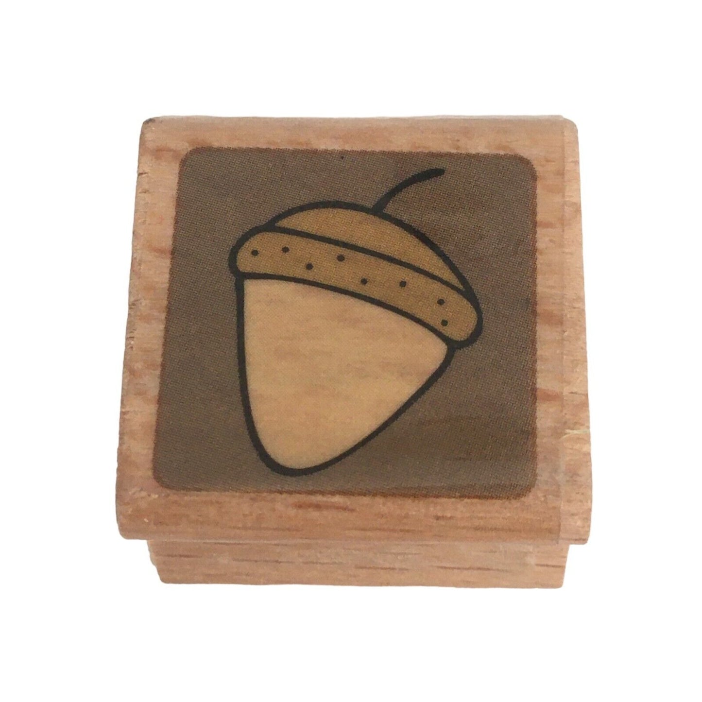 Katie & Co Rubber Stamp Acorn Fall Autumn Nature Scene Maker Card Making