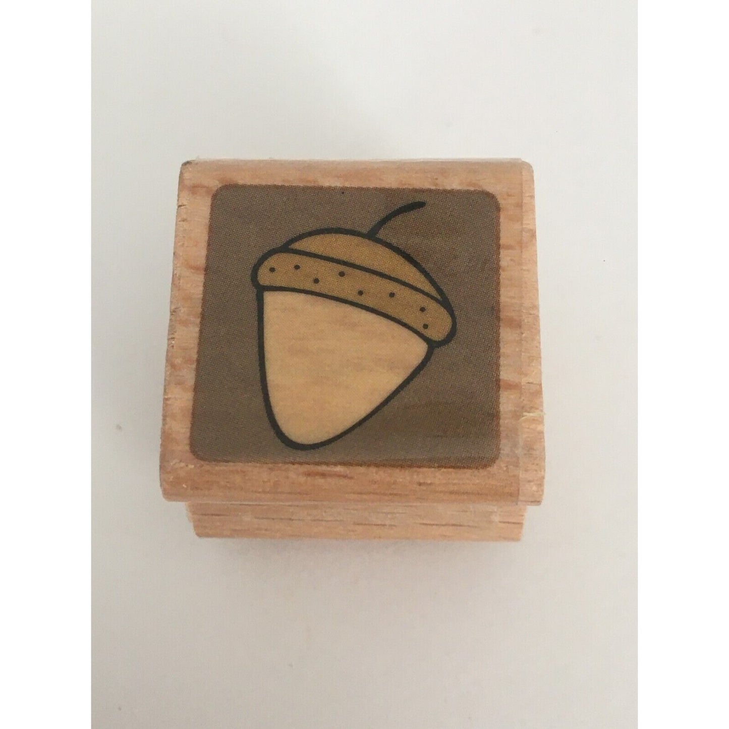 Katie & Co Rubber Stamp Acorn Fall Autumn Nature Scene Maker Card Making