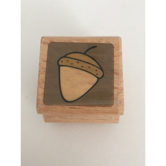 Katie & Co Rubber Stamp Acorn Fall Autumn Nature Scene Maker Card Making