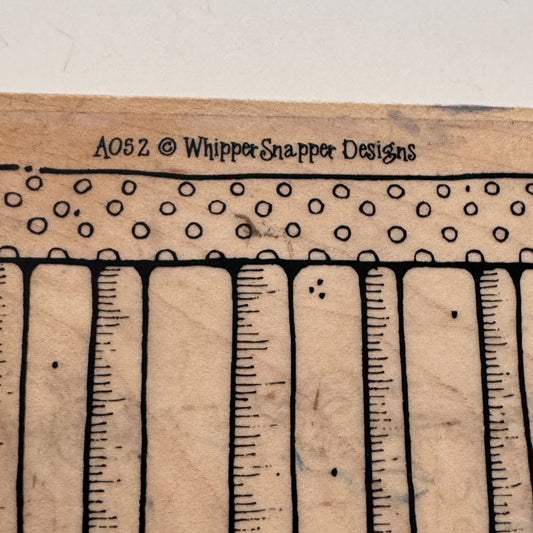 Whipper Snapper Wood Rubber Stamp Circus Train Card Making Animal Cage Craft