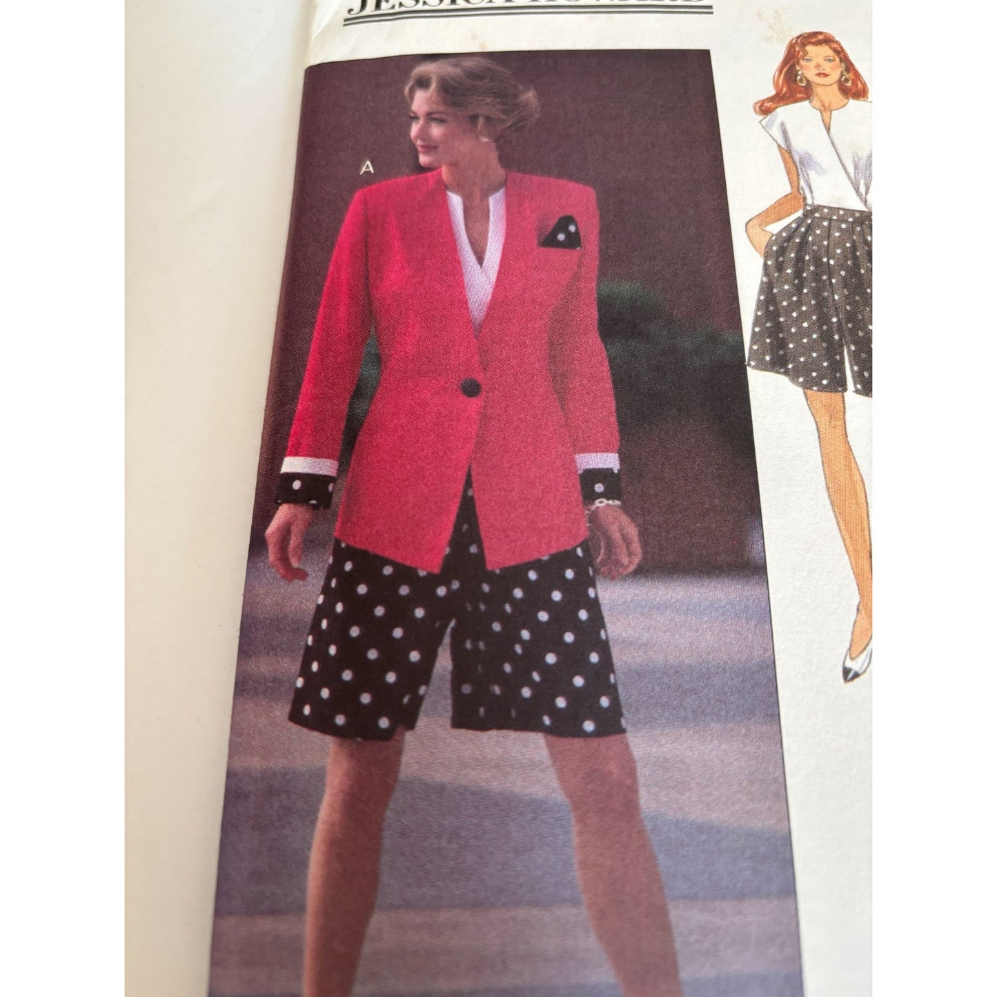 Butterick Sewing Pattern 6155 Work Suit Jacket Top Shorts Career UC Easy 6 8 10