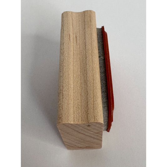 Stampin Up Rubber Stamp Trophy Cup Congratulations You Did It Winner Wood Mount