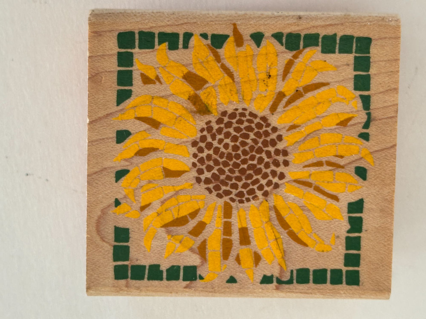 Rubber Stampede Rubber Stamp Sunflower Flower Friendship Card Making Friend Wood