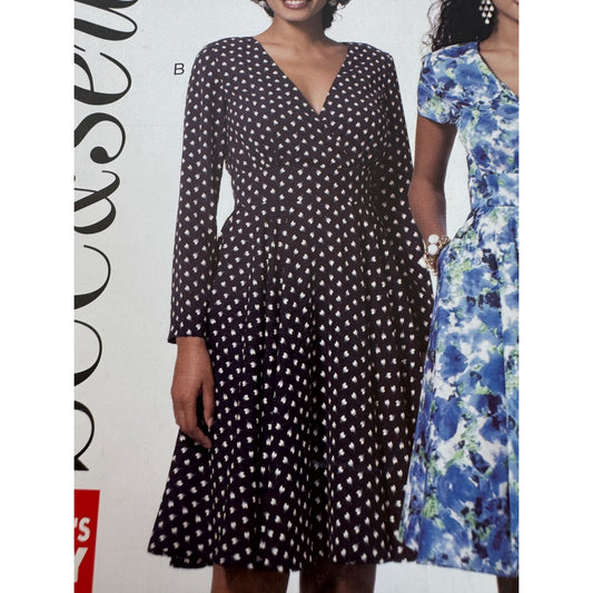 Butterick Sewing Pattern B6438 Summer Dress Easy See and Sew Sizes 6-22 Uncut