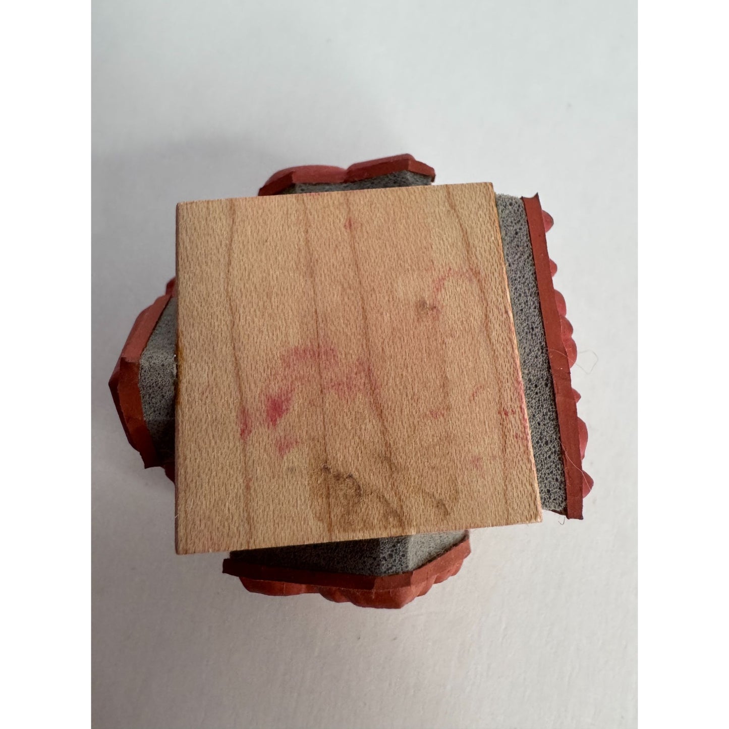 Happy Valentines Day Rubber Stamp Cube Heart Arrow Dove Mail Rose Card Making