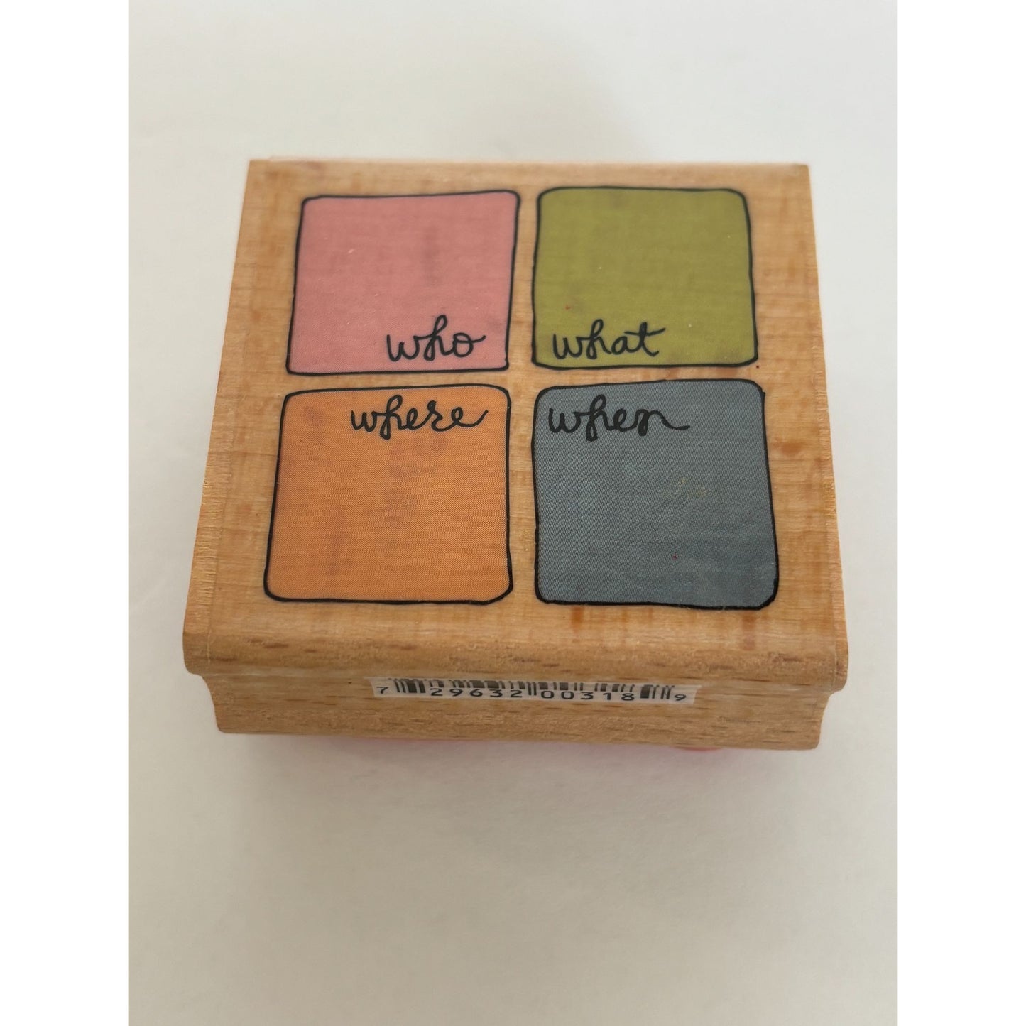 Kolette Hall and Studio G Rubber Stamp Who What Were When Invitation Party