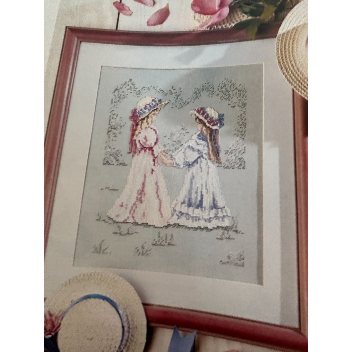 Leisure Arts Magazine April 1989 Cross Stitch Paula Vaughan Fiddler Quilt Maker
