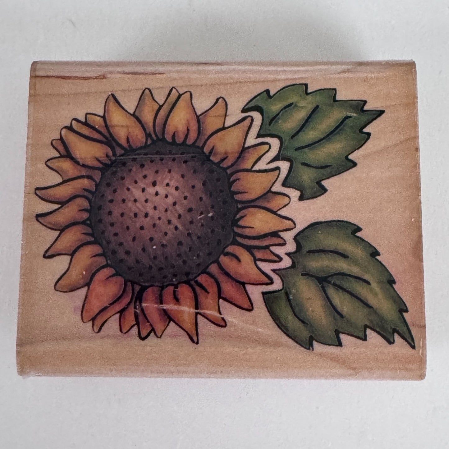 Rubber Stampede Rubber Stamp Sunflower Flower Summer Friendship Cardmaking 770-F