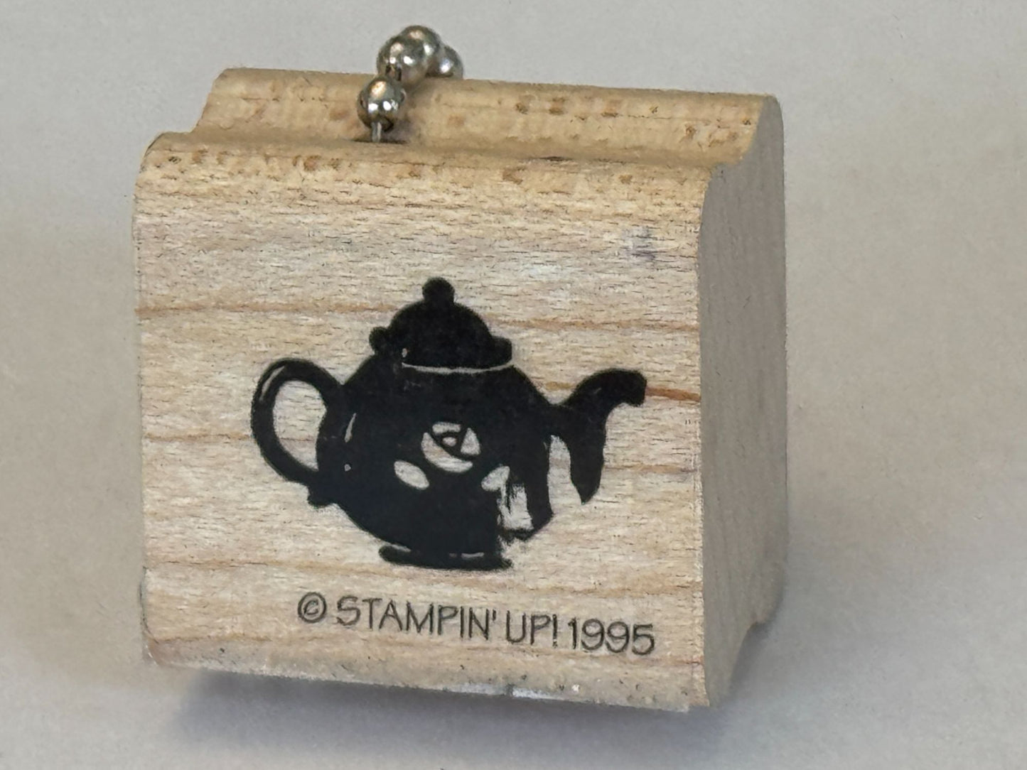 Stampin Up Rubber Stamp Mini Teapot Tea Party Invitation Card Making Crafting