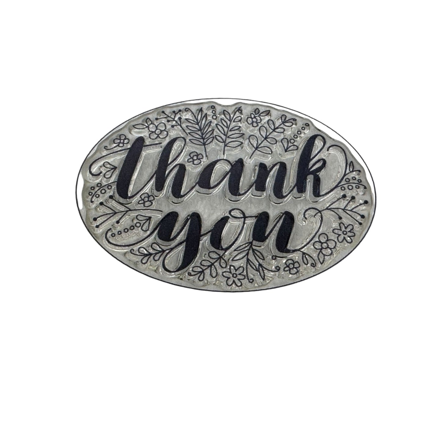 CTMH My Acrylix Acrylic Stamp Set Scripty Thank You Sentiments A1206 Card Making