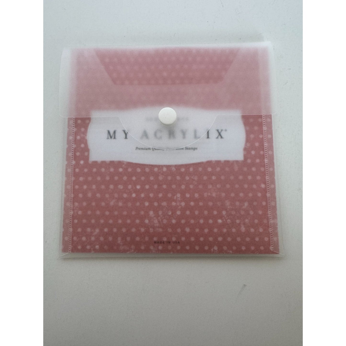 CTMH My Acrylix Acrylic Stamp Set Bravo Word Expression Sentiment Congrats A1122