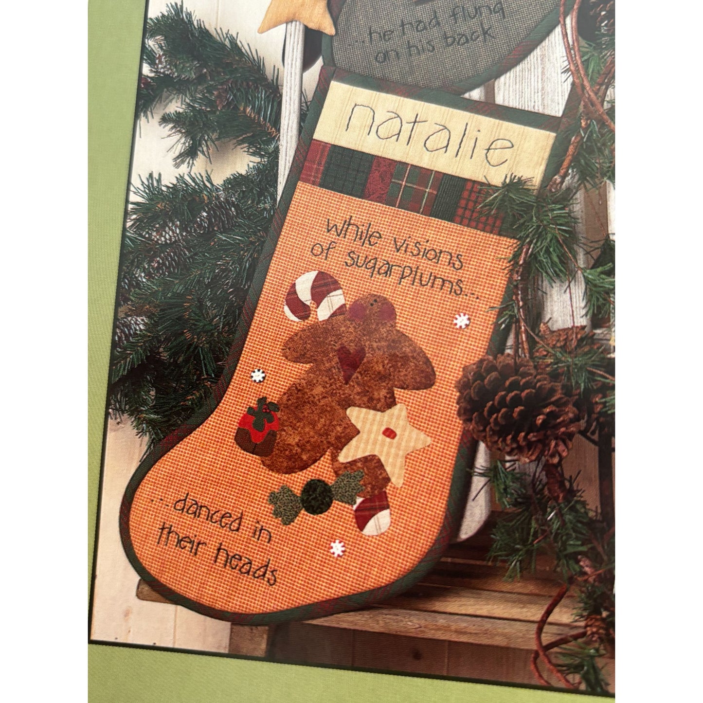 Art To Heart Quilting Pattern Book The Night Before Christmas Stockings Santa