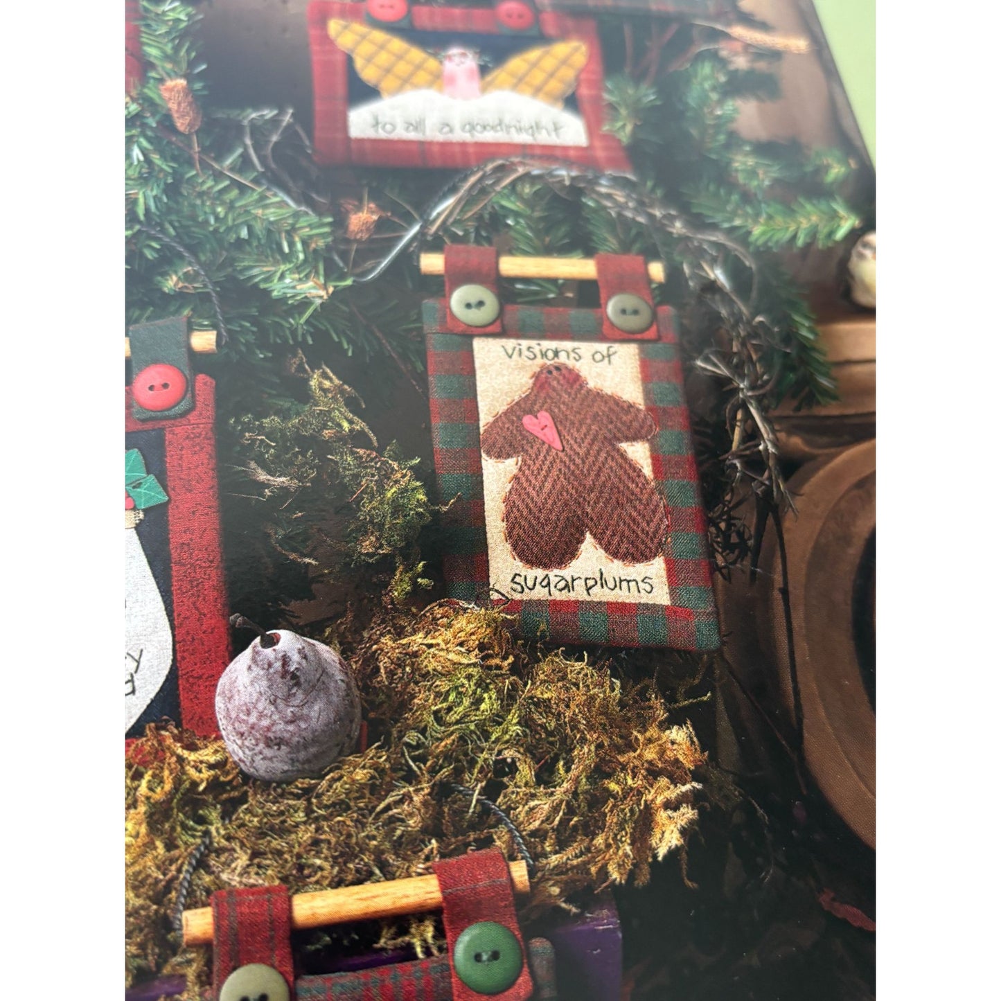 Art To Heart Quilting Pattern Book The Night Before Christmas Stockings Santa