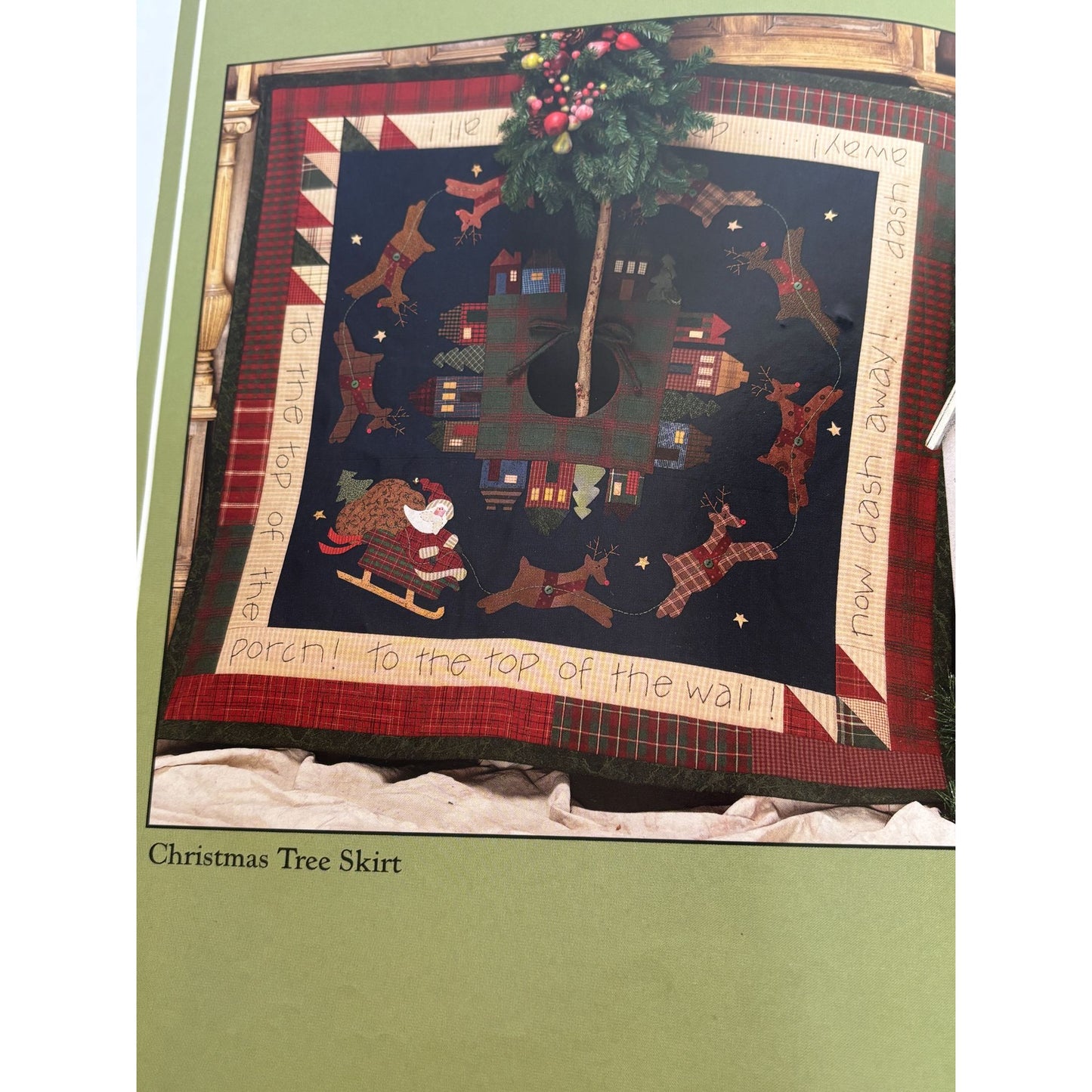 Art To Heart Quilting Pattern Book The Night Before Christmas Stockings Santa