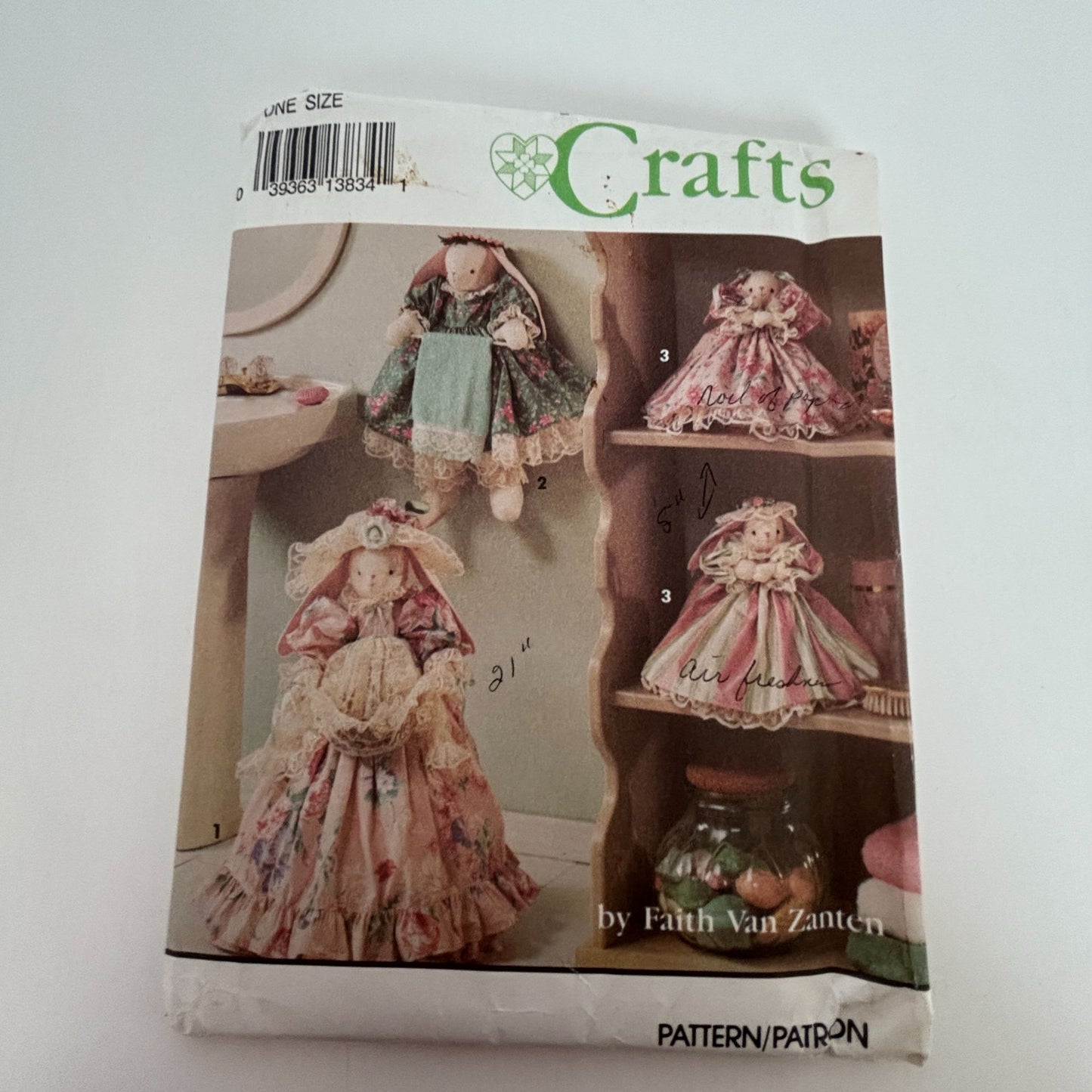 Simplicity Crafts Sewing Pattern 8320: Bathroom Bunnies