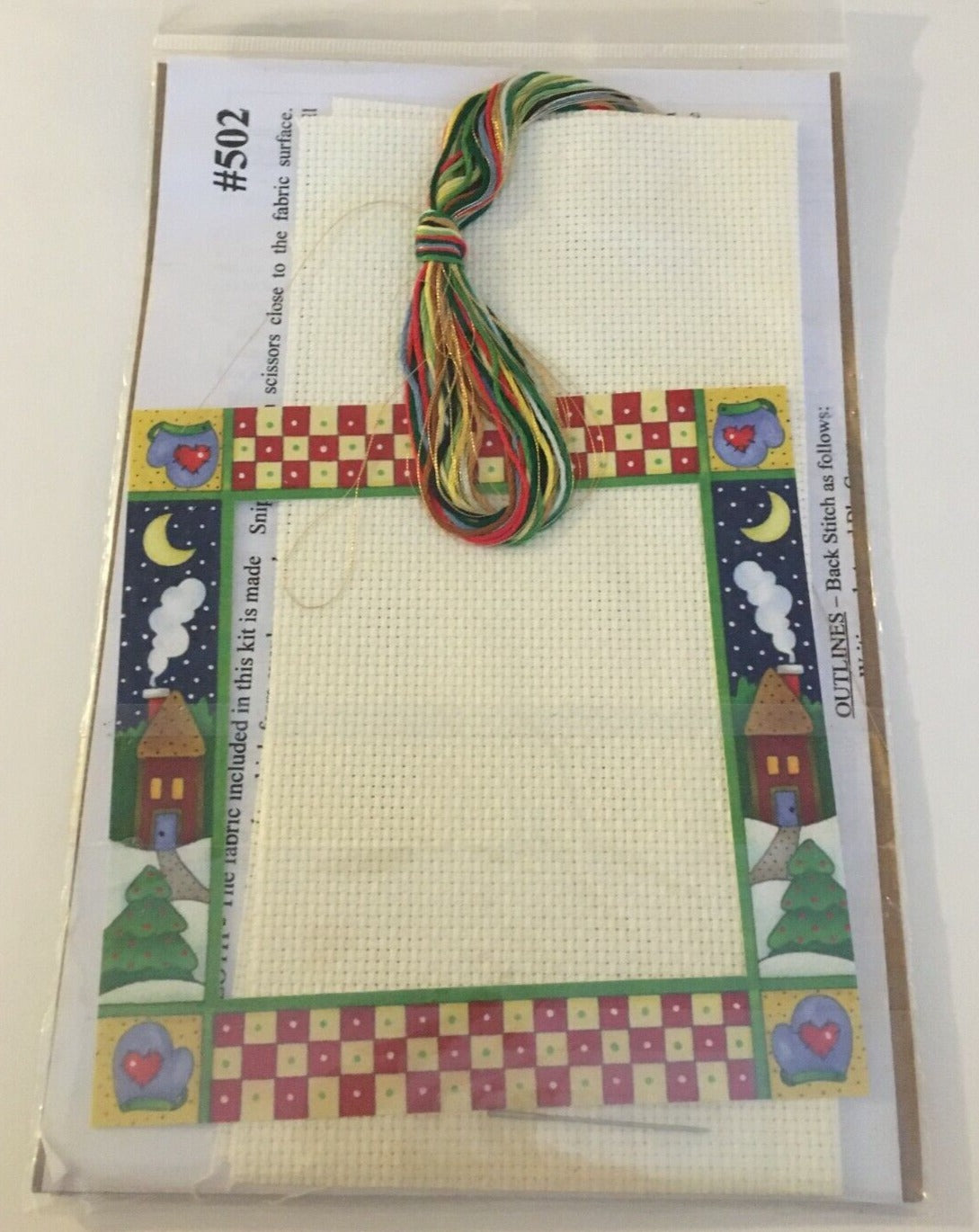 Design Works Crafts Cross Stitch Kit Christmas Gift From Our House Neighbor 502 Holiday