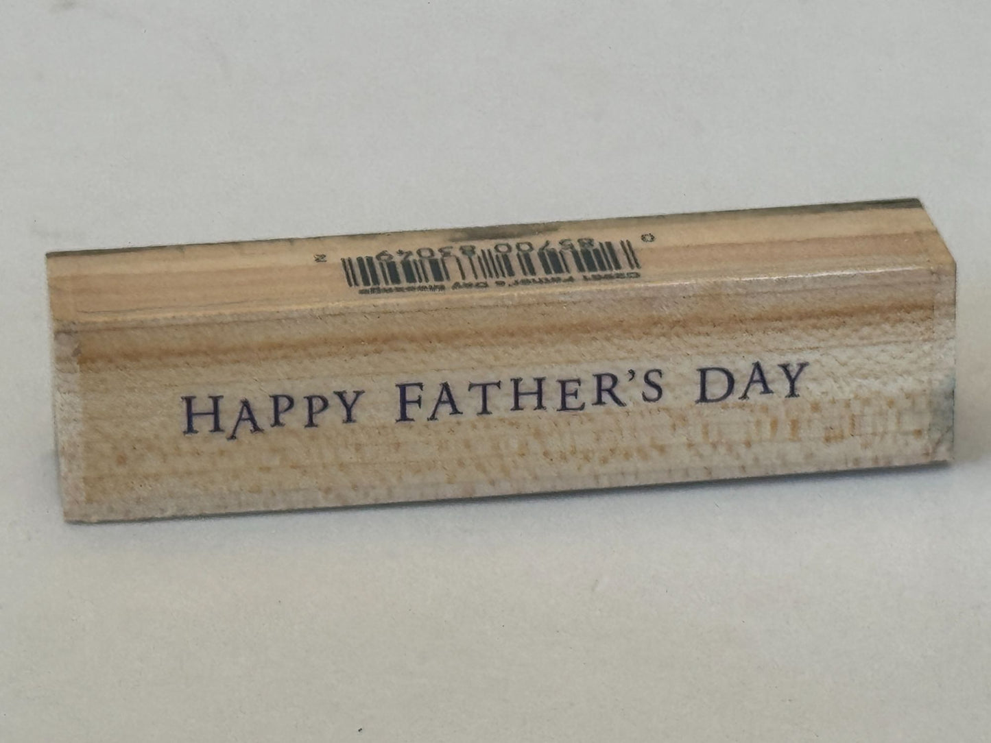 Hero Arts Rubber Stamp Happy Fathers Day Message Card Making Words Sentiment Art