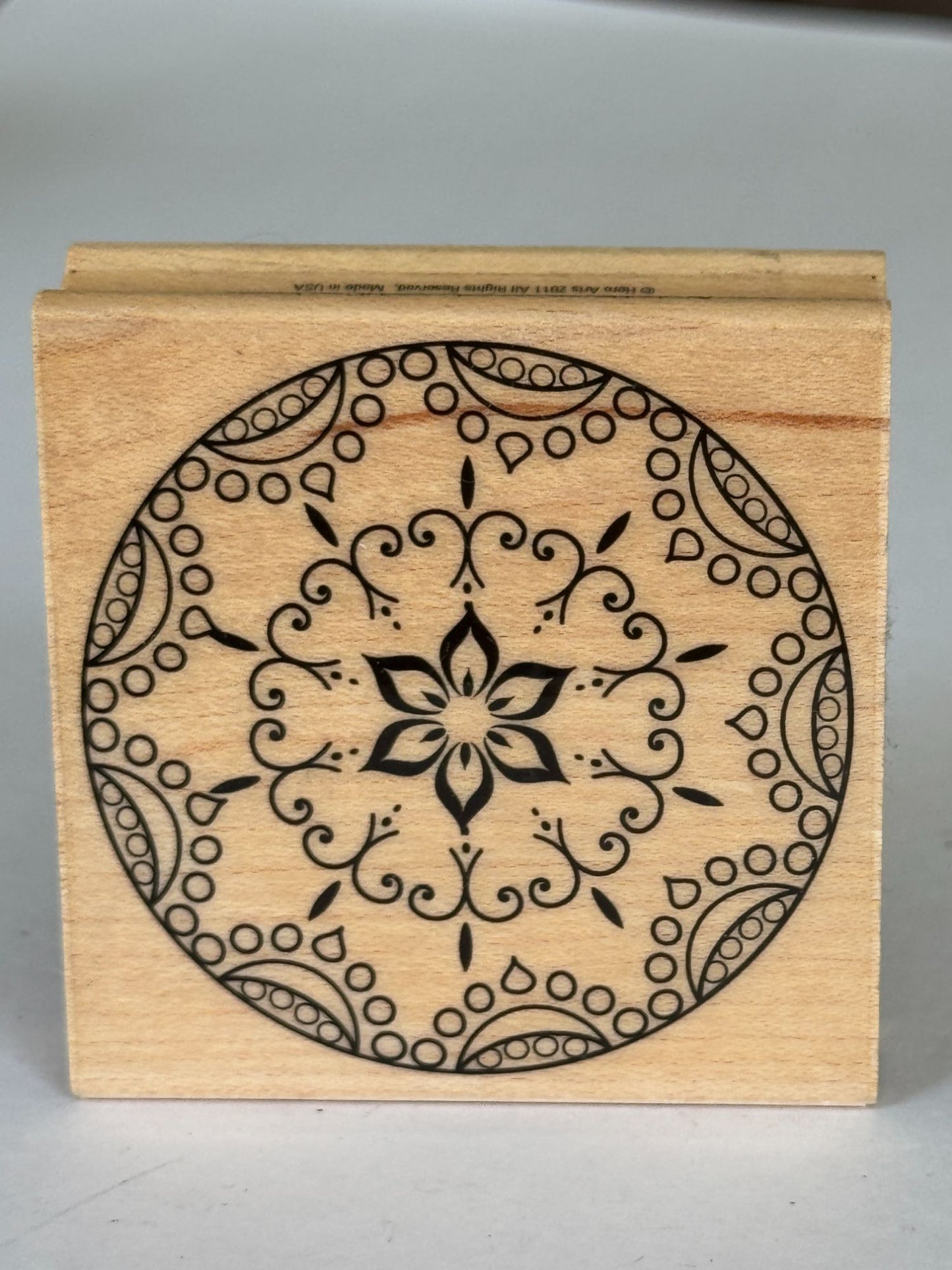 Hero Arts Rubber Stamp Star Ornament Medallion Circle Card Making Craft